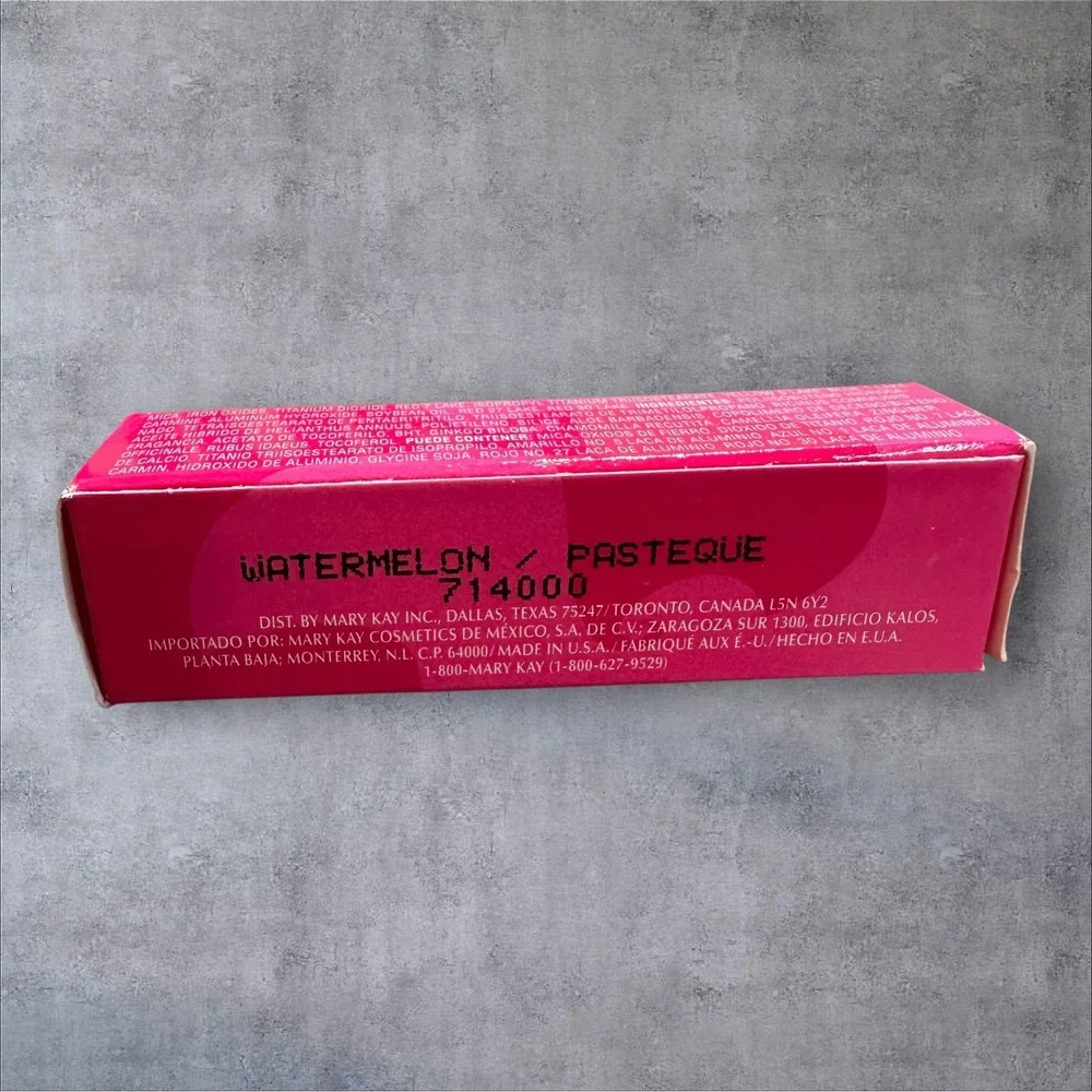 Mary Kay MK Signature Lip Gloss Watermelon 714000‎ Pink New In Box Vintage